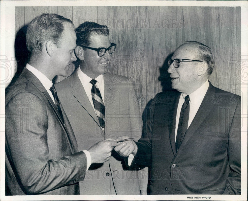 1968 Denver, CO Children's Asthma Research Inst Pres Arthur Lorber Press Photo - Historic Images