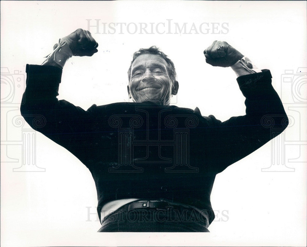 1986 American Fitness & Nutritional Expert Jack LaLanne Press Photo - Historic Images