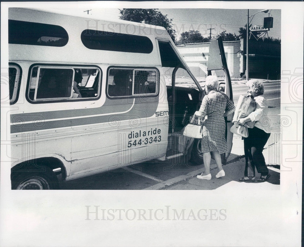 1978 Ferndale, Michigan Dial A Ride Press Photo - Historic Images