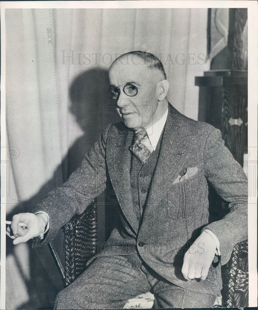 1936 Denver, Colorado Attorney Ben Laska Press Photo - Historic Images