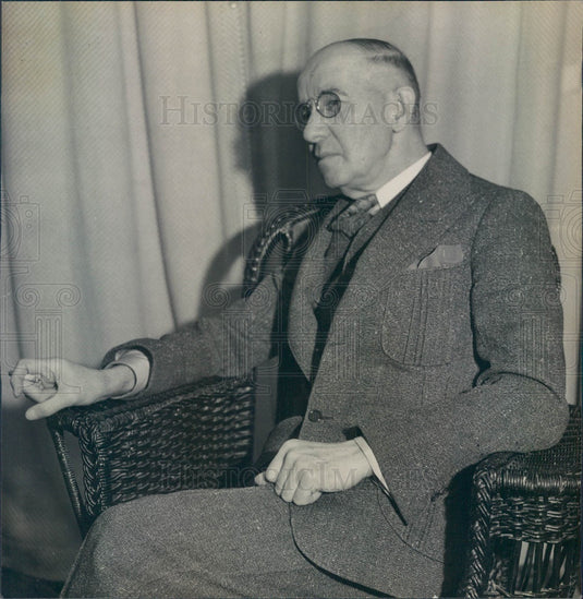 1936 Denver, Colorado Attorney Ben Laska Press Photo - Historic Images
