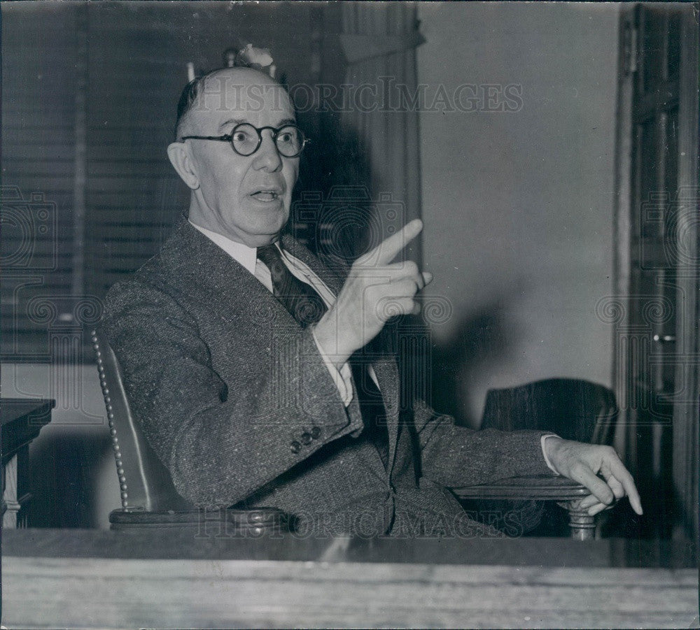 1939 Denver, Colorado Attorney Ben Laska Press Photo - Historic Images
