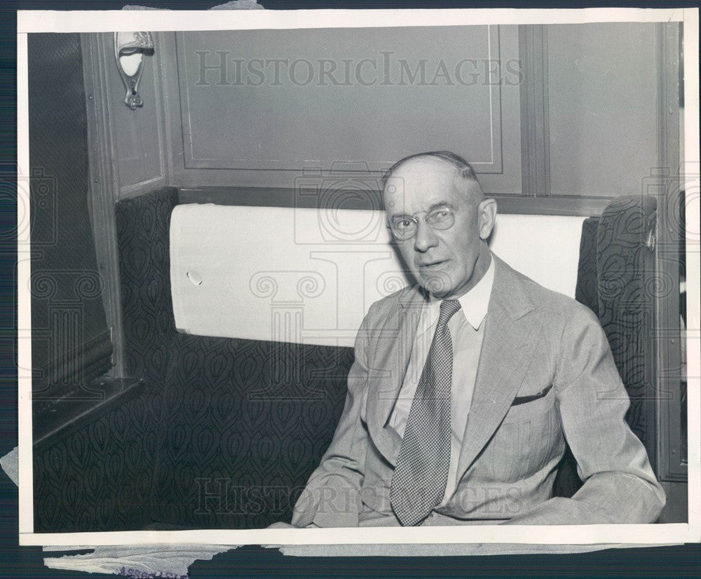 1936 Denver, Colorado Attorney Ben Laska Press Photo - Historic Images