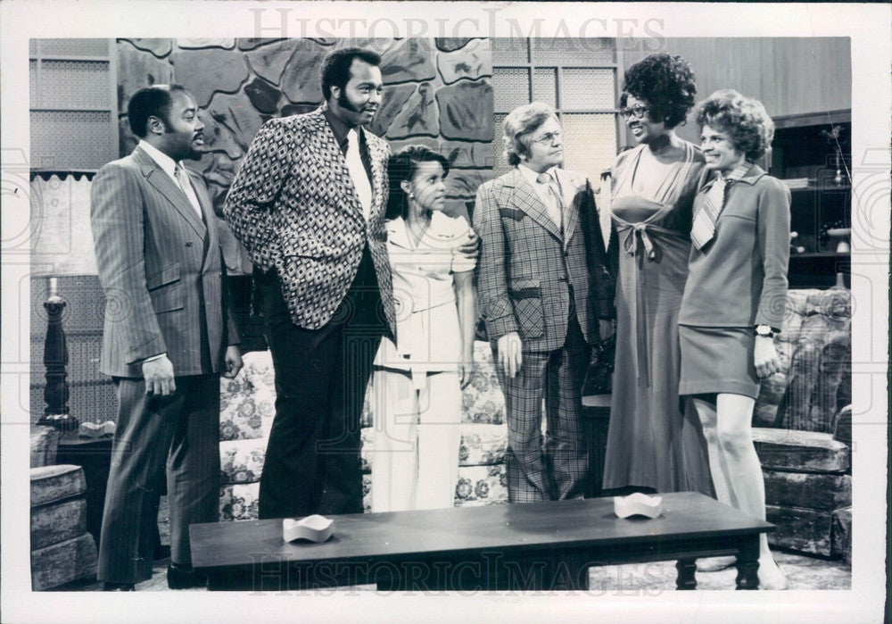 1973 Detroit, Michigan June Brown Show Guests Press Photo - Historic Images