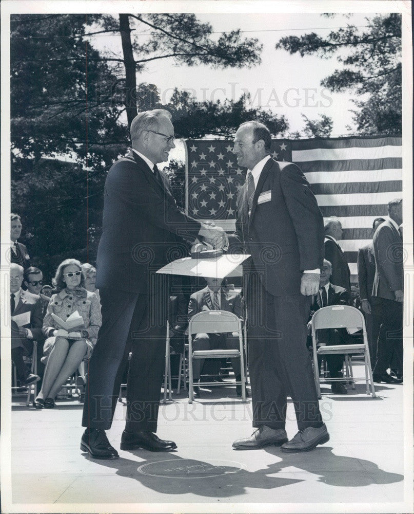 1970 Colorado, Denver Post Columnist Herbert Gundell Press Photo - Historic Images