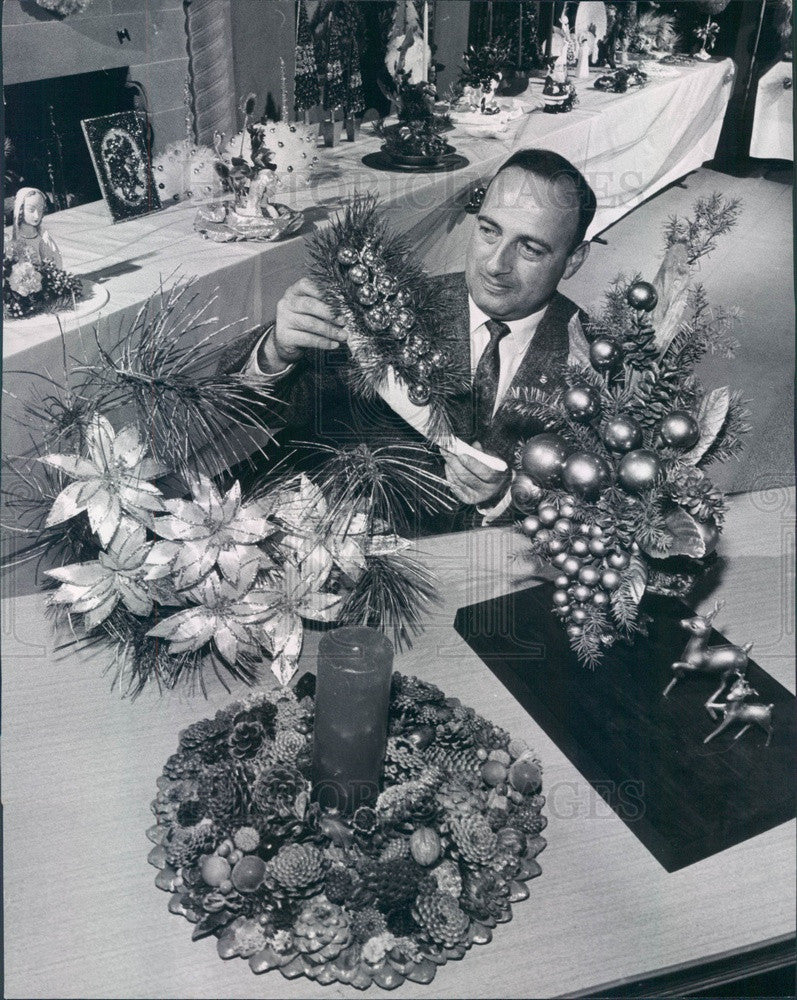 1961 CO, Denver Post Columnist Herbert Gundell, Agriculture Agent Press Photo - Historic Images