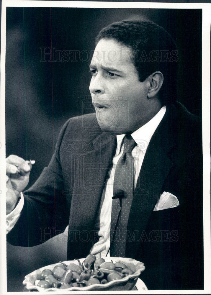 1987 Today Show Host Bryant Gumbel Press Photo - Historic Images