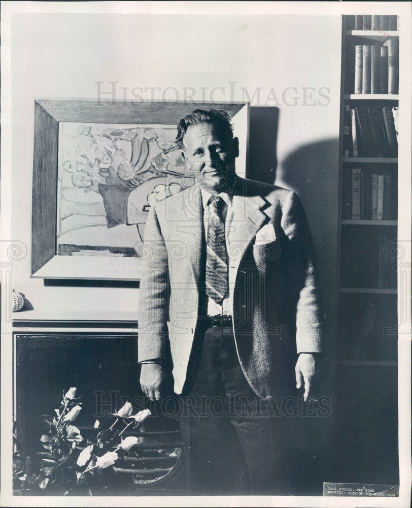 1949 American Author John Gunther, Writer of Death Be Not Proud Press Photo - Historic Images