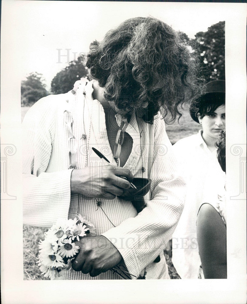 1969 American Folk Singer Arlo Guthrie Press Photo - Historic Images
