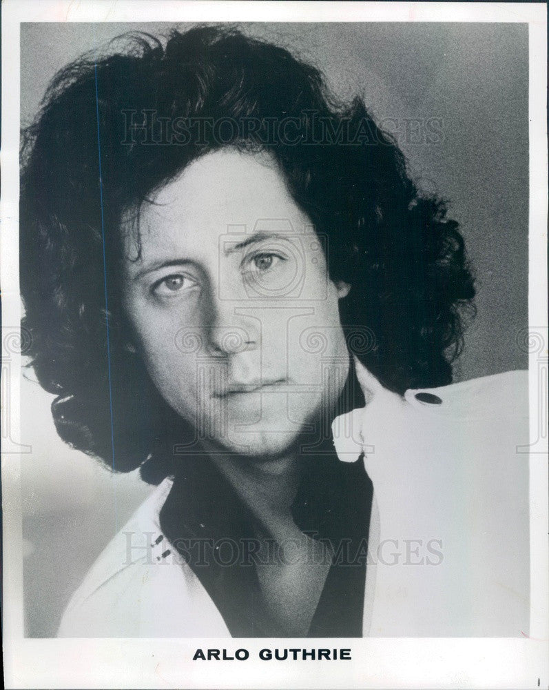 1973 American Folk Singer Arlo Guthrie Press Photo - Historic Images