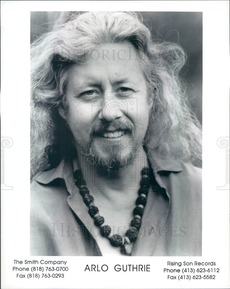 1993 American Folk Singer Arlo Guthrie Press Photo - Historic Images