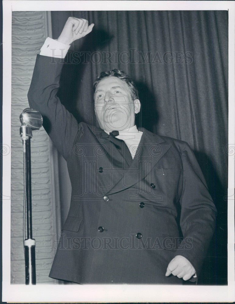 1944 Presidential Nominee Gerald Smith of the America First Party Press Photo - Historic Images