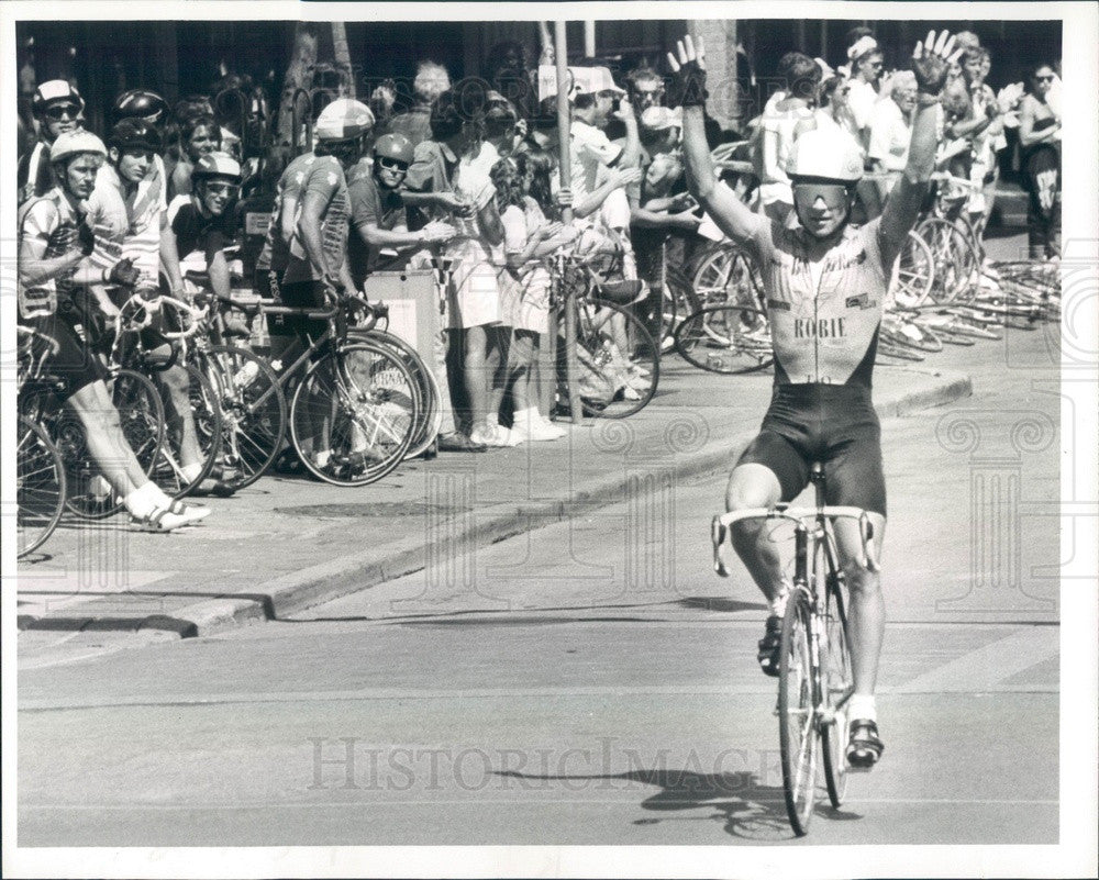 1989 Tour de Michigan Bike Race, Winner Tim Swift Press Photo - Historic Images