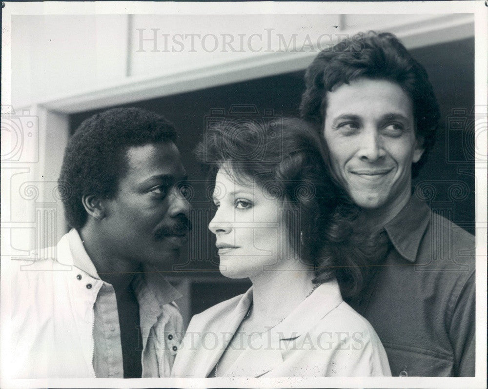 1981 Hollywood Actors Eric Kilpatrick/Helen Shaver/Andrew Rubin Press Photo - Historic Images