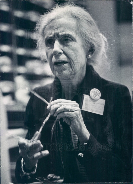 1972 Gray Panther Founder, American Activist Maggie Kuhn Press Photo - Historic Images