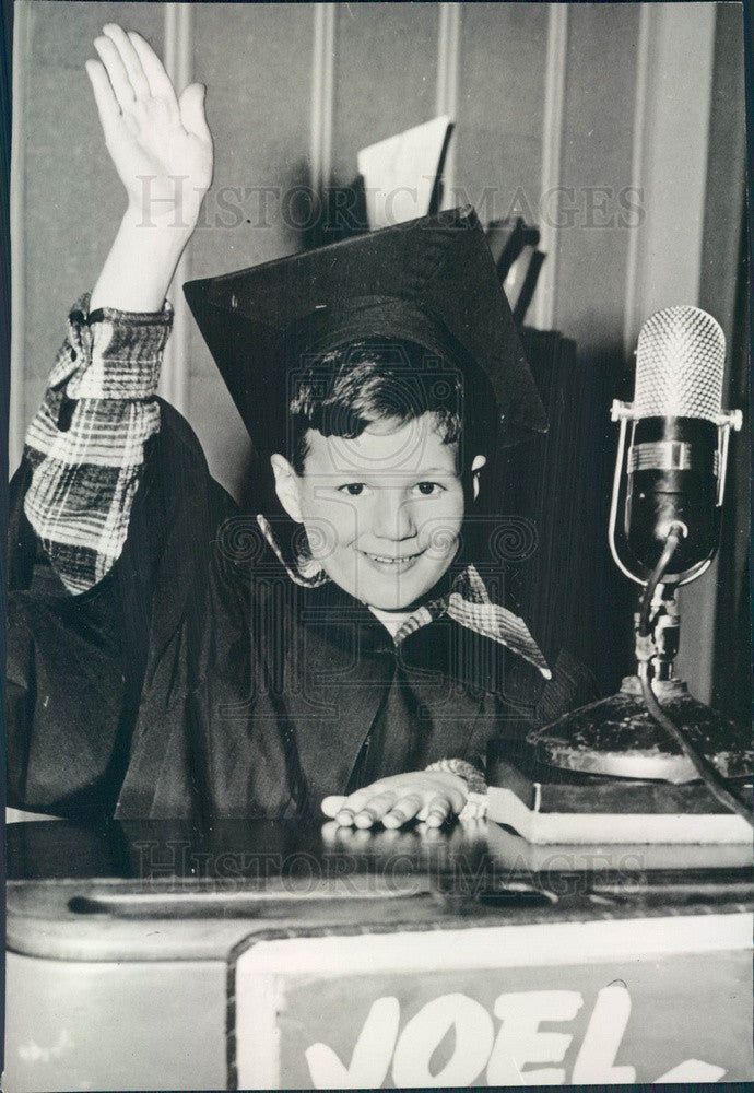 1943 Quiz Kid Joel Kupperman Press Photo - Historic Images