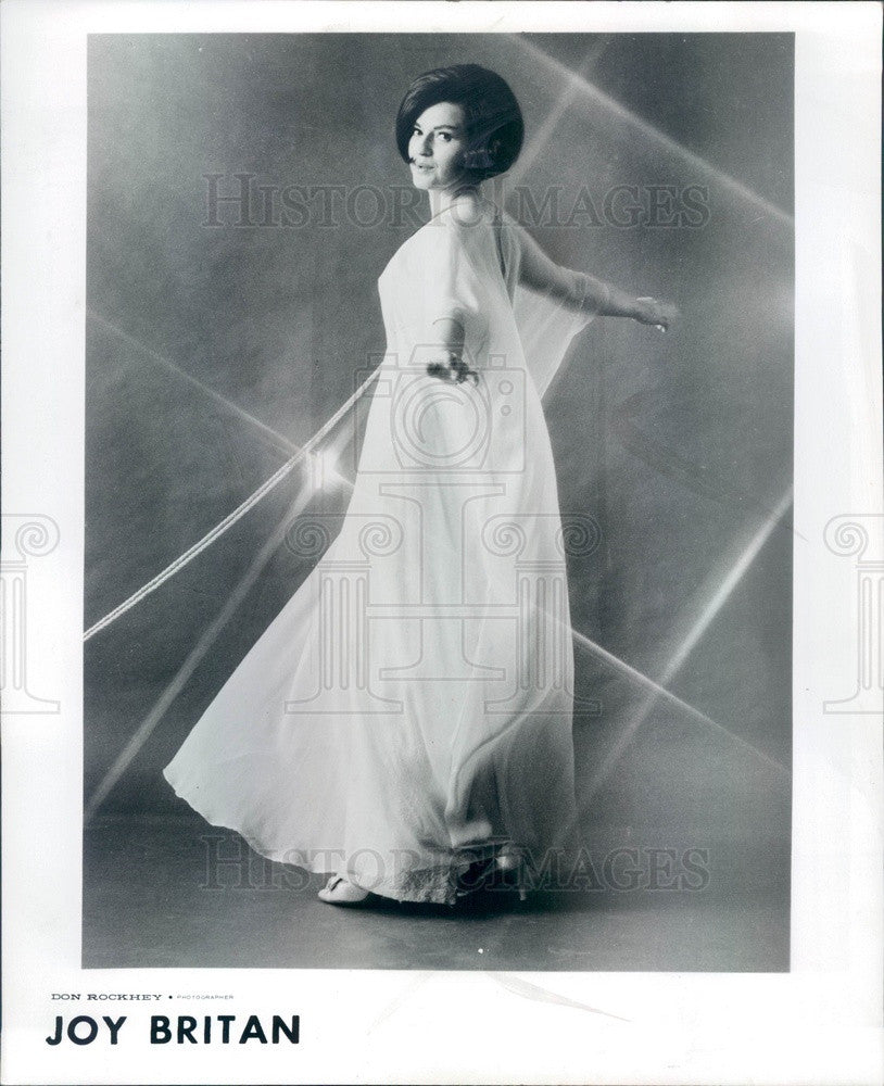 1969 Singer Joy Britan Press Photo - Historic Images