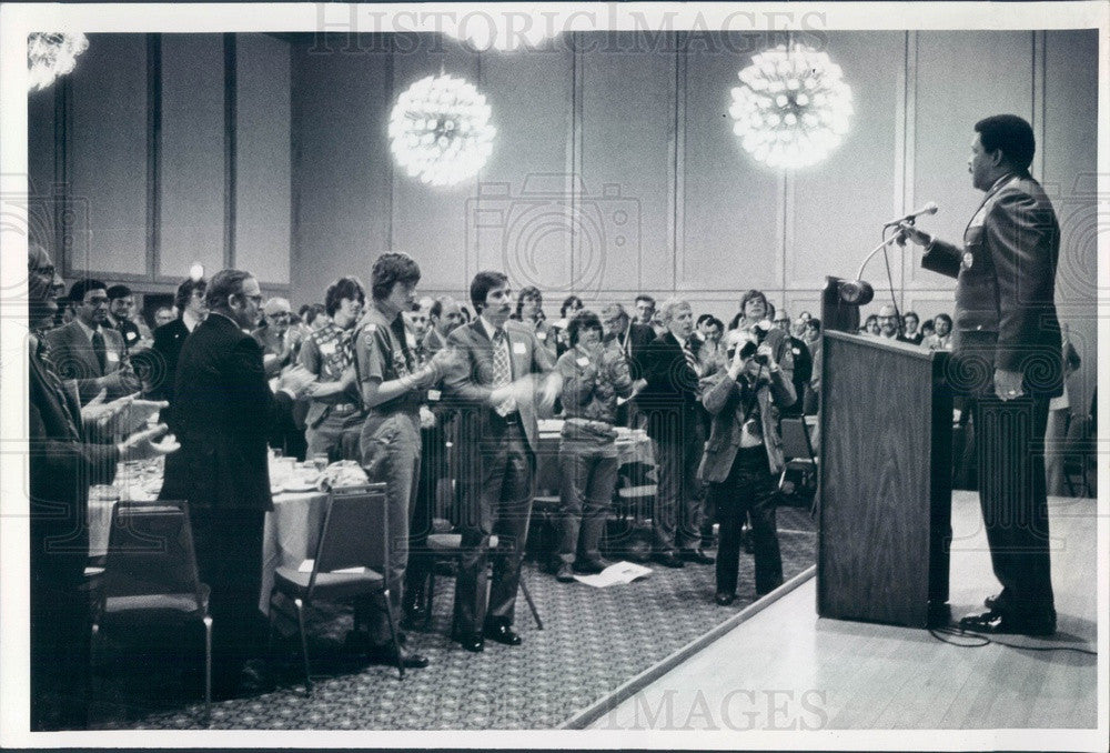 1977 Gen Daniel James Jr, North American Air Defense Command Press Photo - Historic Images