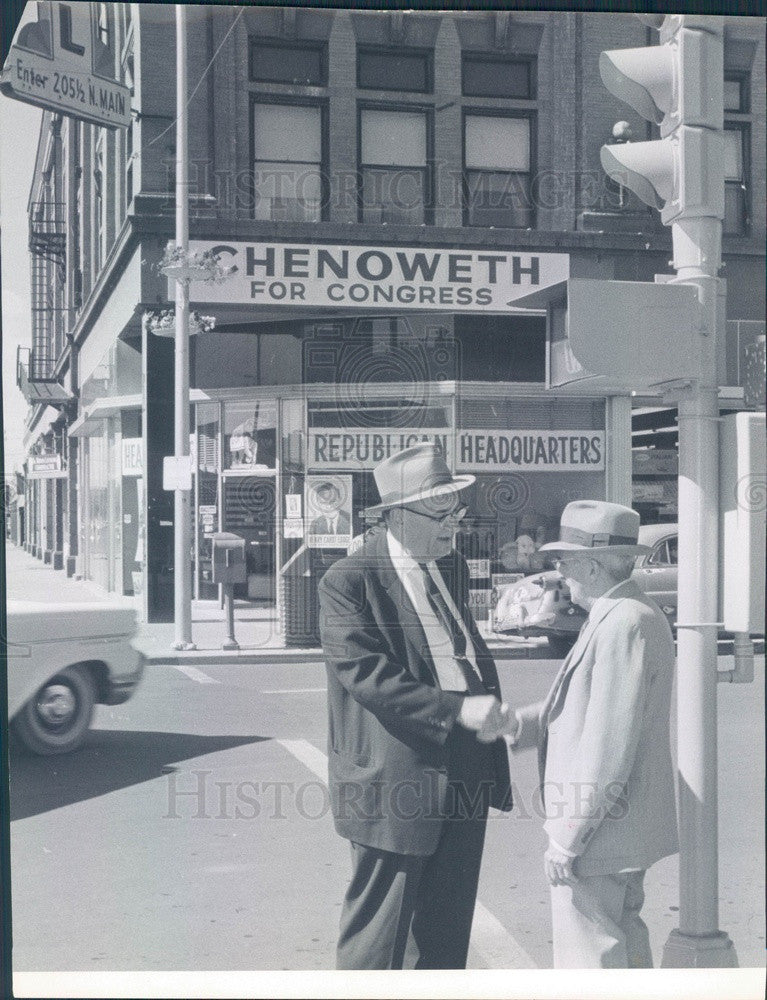 1960 Colorado Congressman J. Edgar Chenoweth Press Photo - Historic Images