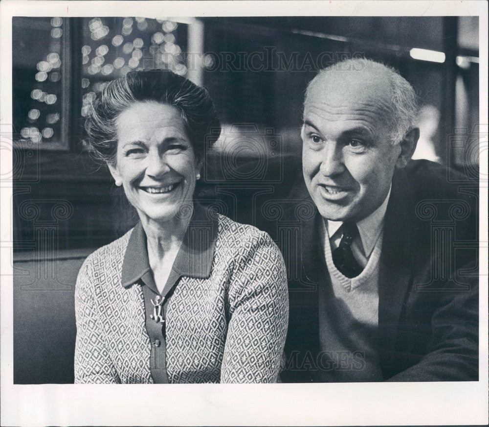 1973 Choreographer Beth Dean &amp; Director Victor Carell Press Photo - Historic Images