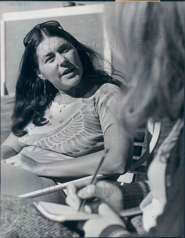 1974 National President of NOW, Feminist, Atty, Author Karen Decrow Press Photo - Historic Images