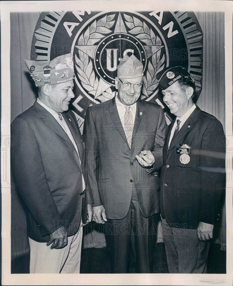 1969 American Legion&#39;s Forty at 8 National Commander Paul Howard Press Photo - Historic Images