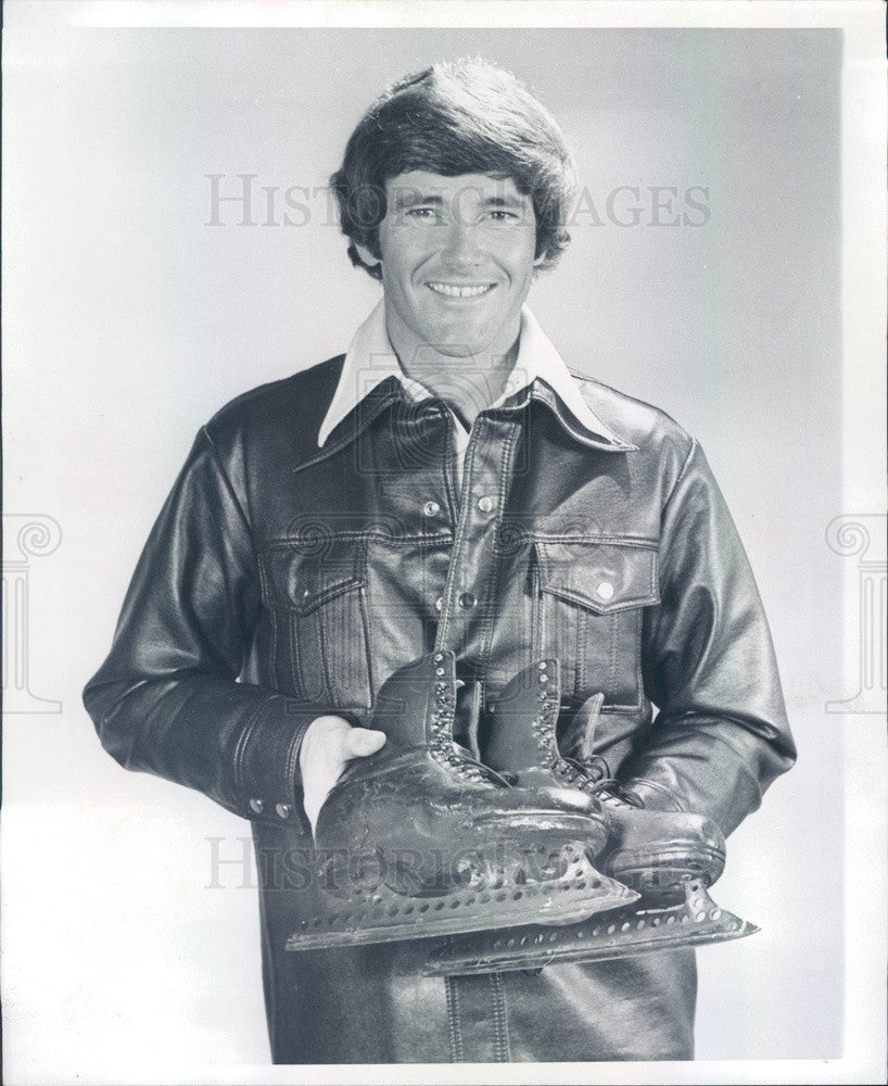 1975 Daredevil Speed Skater David Comb Press Photo - Historic Images