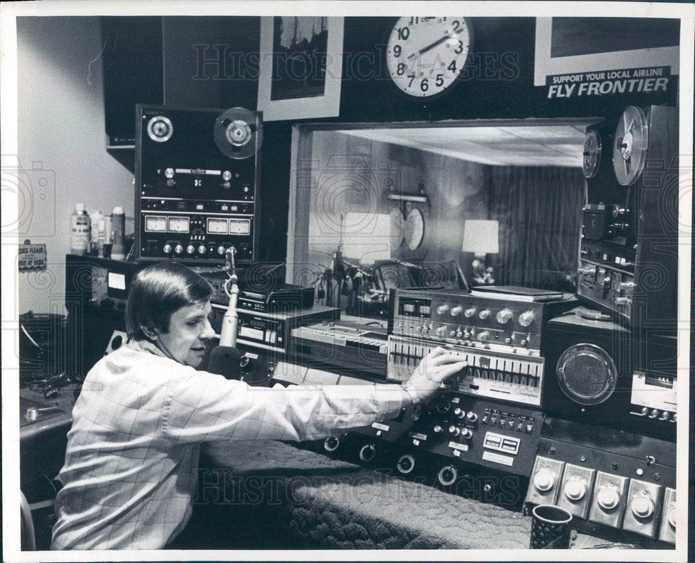 1979 Denver, CO Don Martin of Don Martin Productions, KOA Radio Press Photo - Historic Images