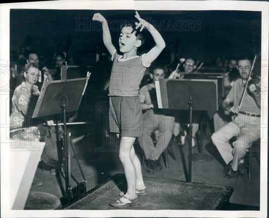 1954 Singer Paolo Alberghetti Press Photo - Historic Images