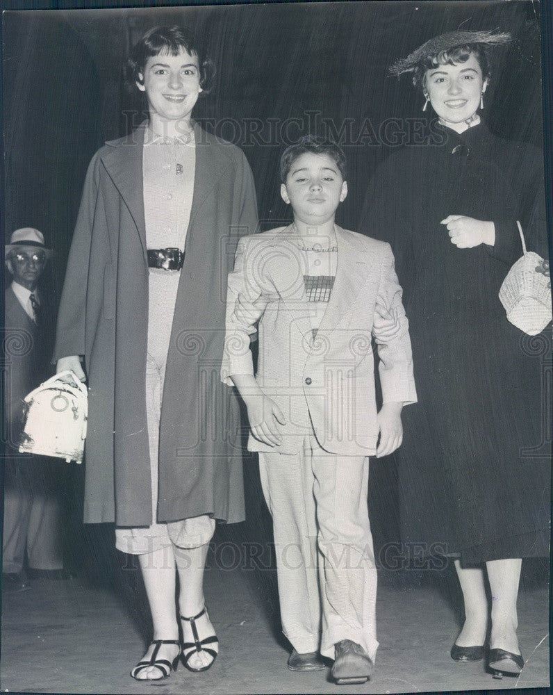 1954 Singers Carla, Paolo &amp; Anna Maria Alberghetti Press Photo - Historic Images