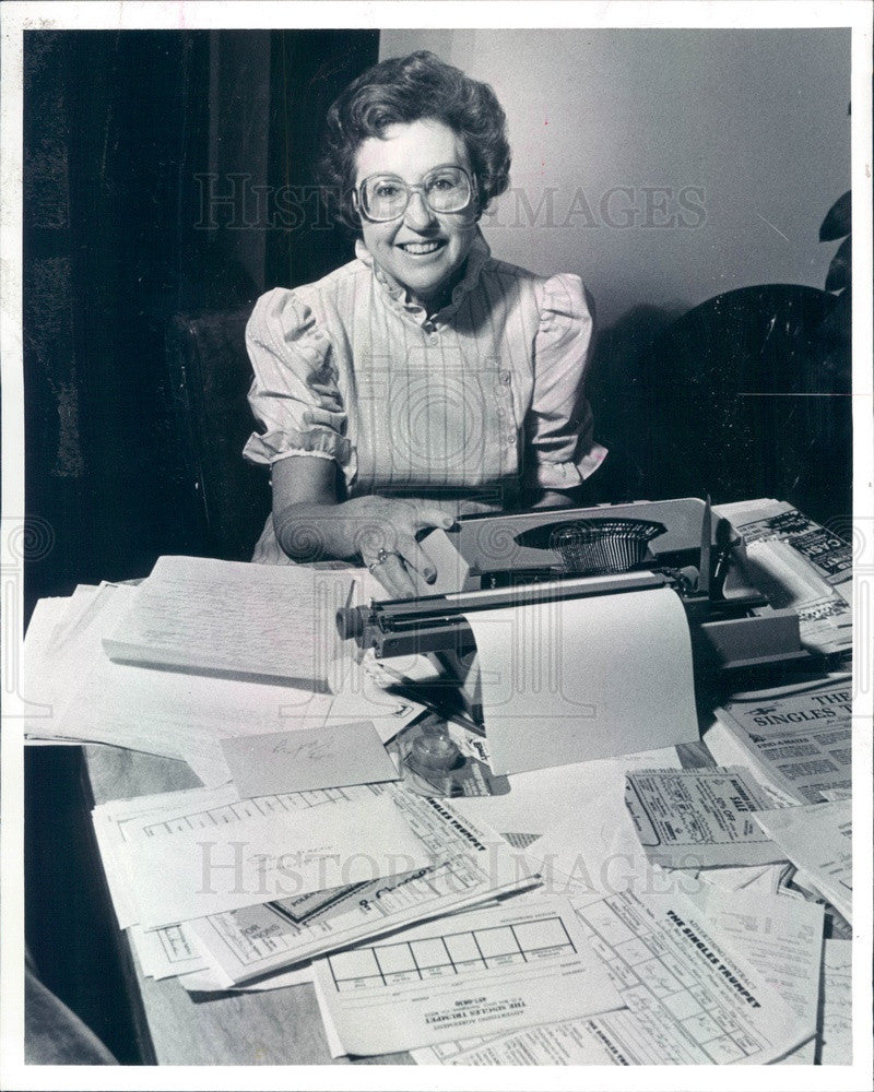 1982 Northglenn, Colorado Singles Trumpet Editor Sally Martin Press Photo - Historic Images