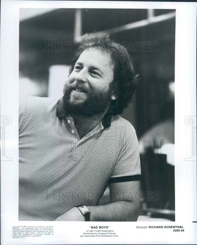 1983 American Film/TV Director Rick Rosenthal Director of Bad Boys Press Photo - Historic Images