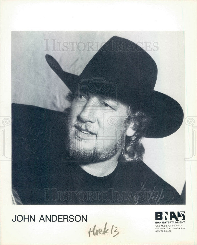 1996 American Country Music Artist John Anderson Press Photo - Historic Images