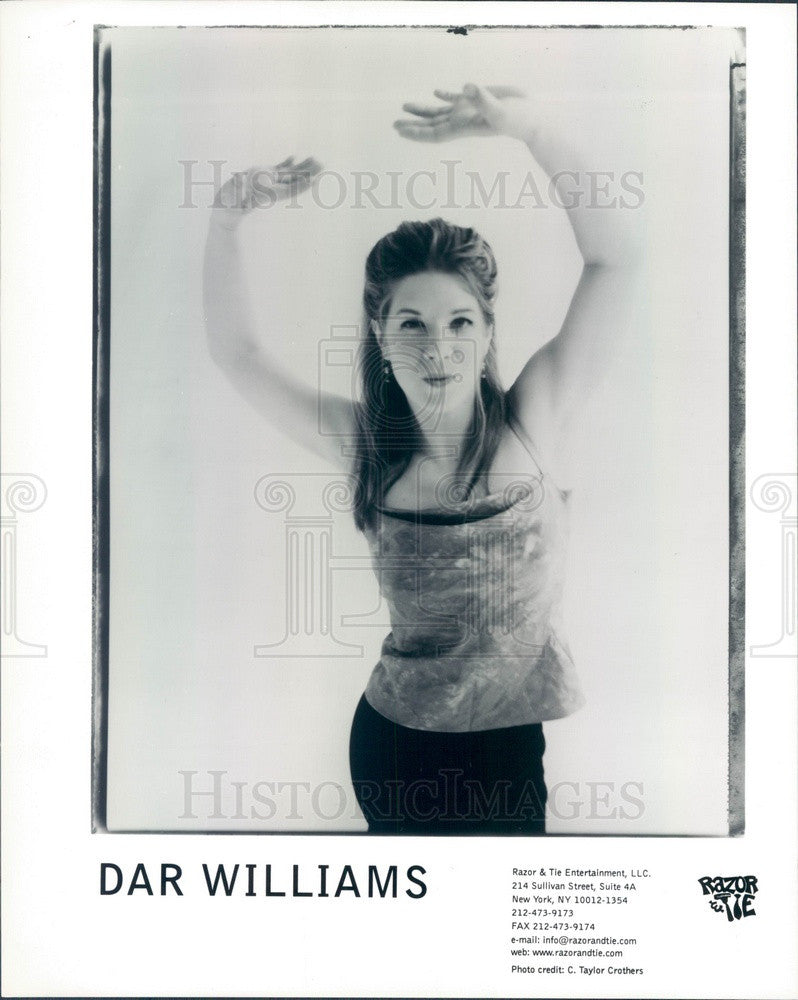 Undated American Pop Folk Singer Dar Williams Press Photo - Historic Images