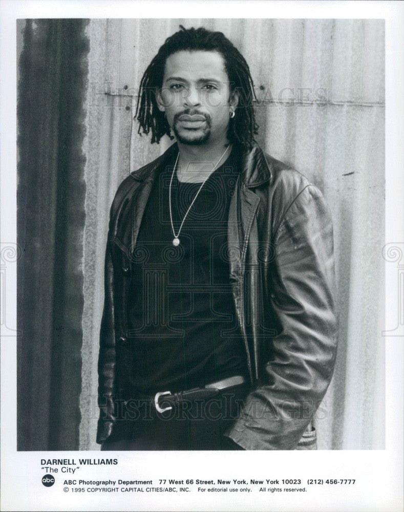 2001 Hollywood Actor Darnell Williams in The City Press Photo - Historic Images