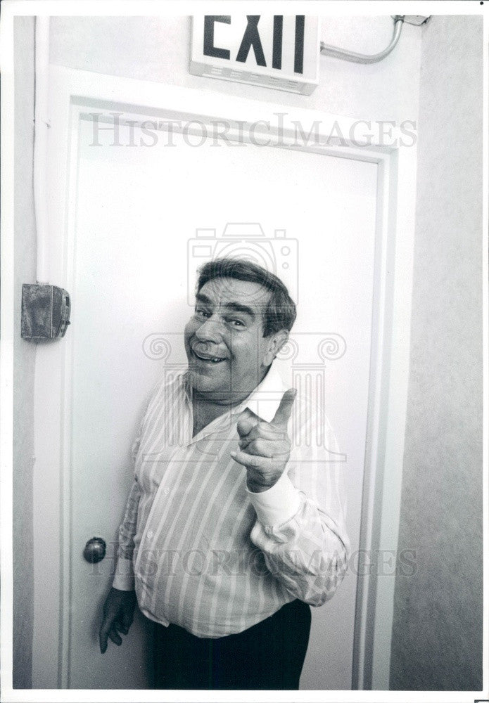 1993 Jewish-American Stand-Up Comedian Freddie Roman Press Photo - Historic Images