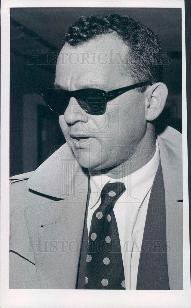 1957 Israeli Commander General Chaim Laskou Press Photo - Historic Images