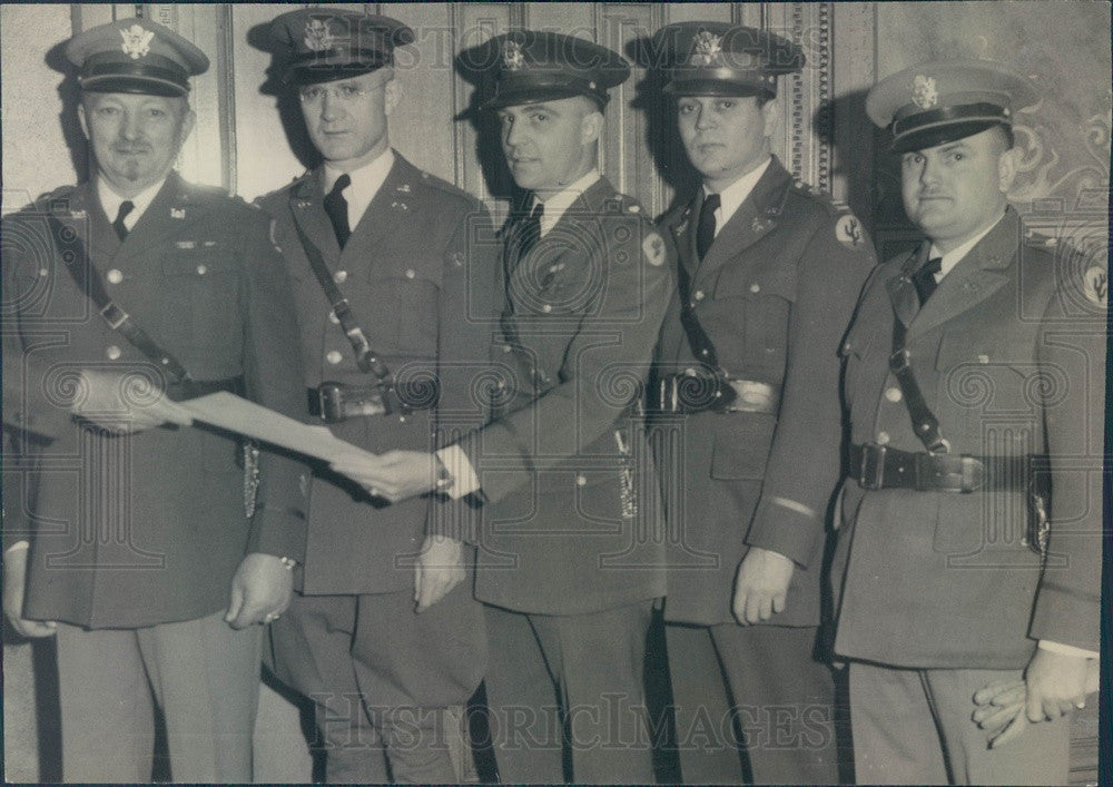 1935 Denver, CO Reserve Officers Assn, Col Charles Larsen Press Photo - Historic Images
