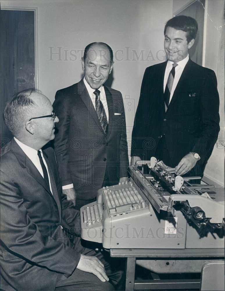 1969 Denver, CO King Soopers Supermarkets President Lloyd King Press Photo - Historic Images