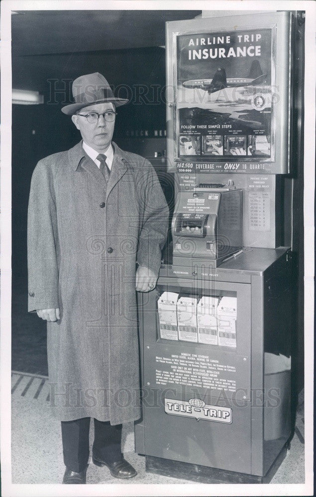 1955 Mutual Health & Accident Assn of Omaha VP Don Madgett Press Photo - Historic Images