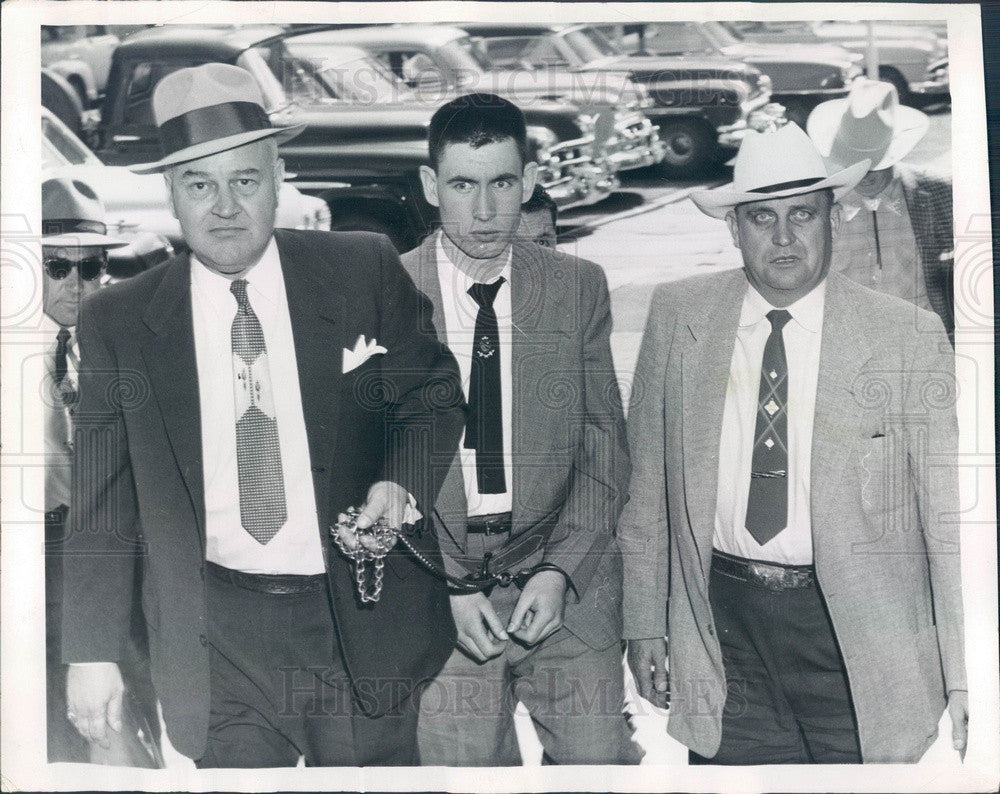 1956 Colorado Convicted Plane Bomber John Gilbert Graham Press Photo - Historic Images