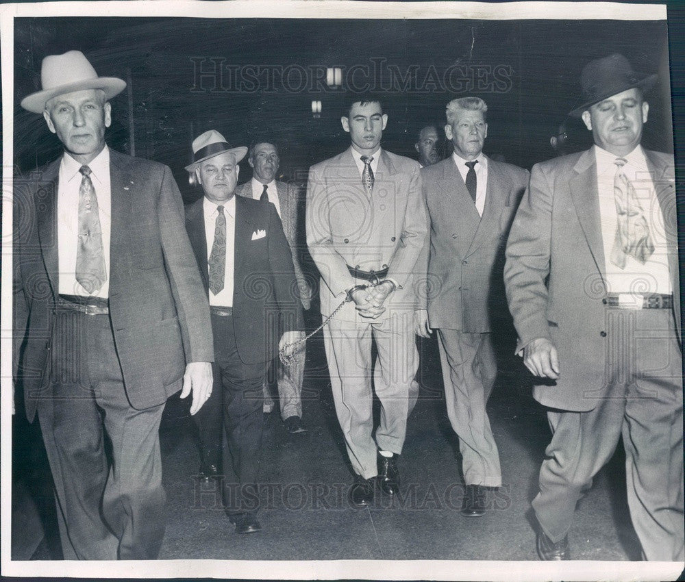 1955 Colorado Convicted Plane Bomber John Gilbert Graham Press Photo - Historic Images