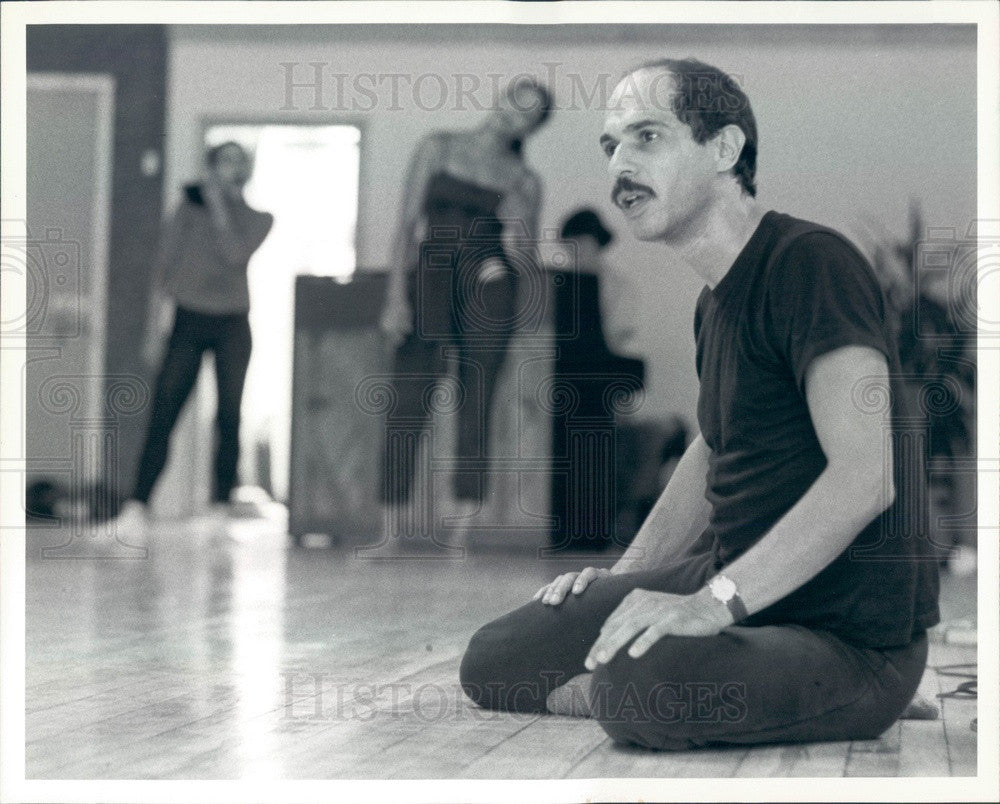 1987 Joyce Trisler Dance Company Artistic Director Miguel Lopez Press Photo - Historic Images