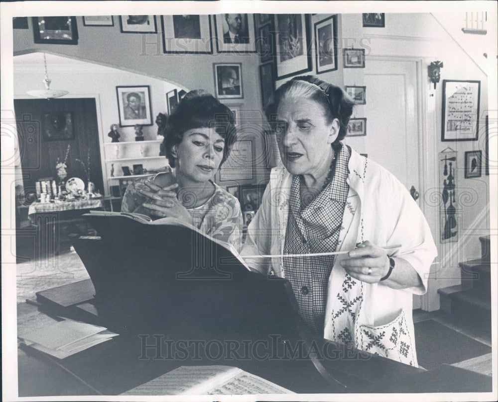 1966 Denver, Colorado Brico Symphony Conductor Dr. Antonia Brico Press Photo - Historic Images