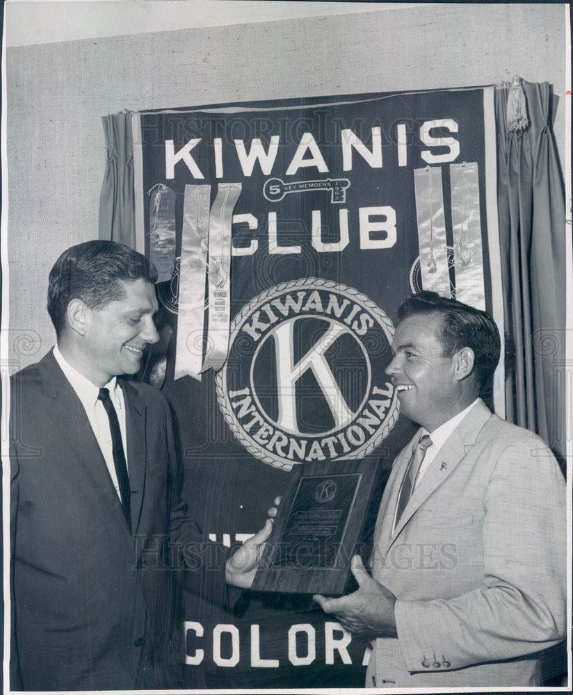 1963 Colorado South Denver Kiwanis Club President Russ Watson Press Photo - Historic Images