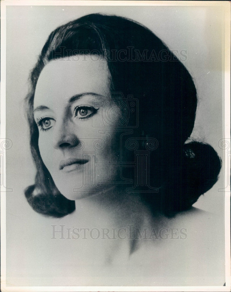 1972 Scottish Opera Singer Ann Baird Press Photo - Historic Images