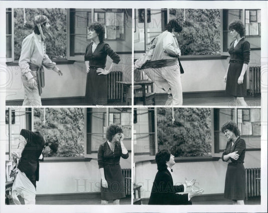 Undated Actors Scott Baio & Erin Moran in Joanie Loves Chachi Press Photo - Historic Images