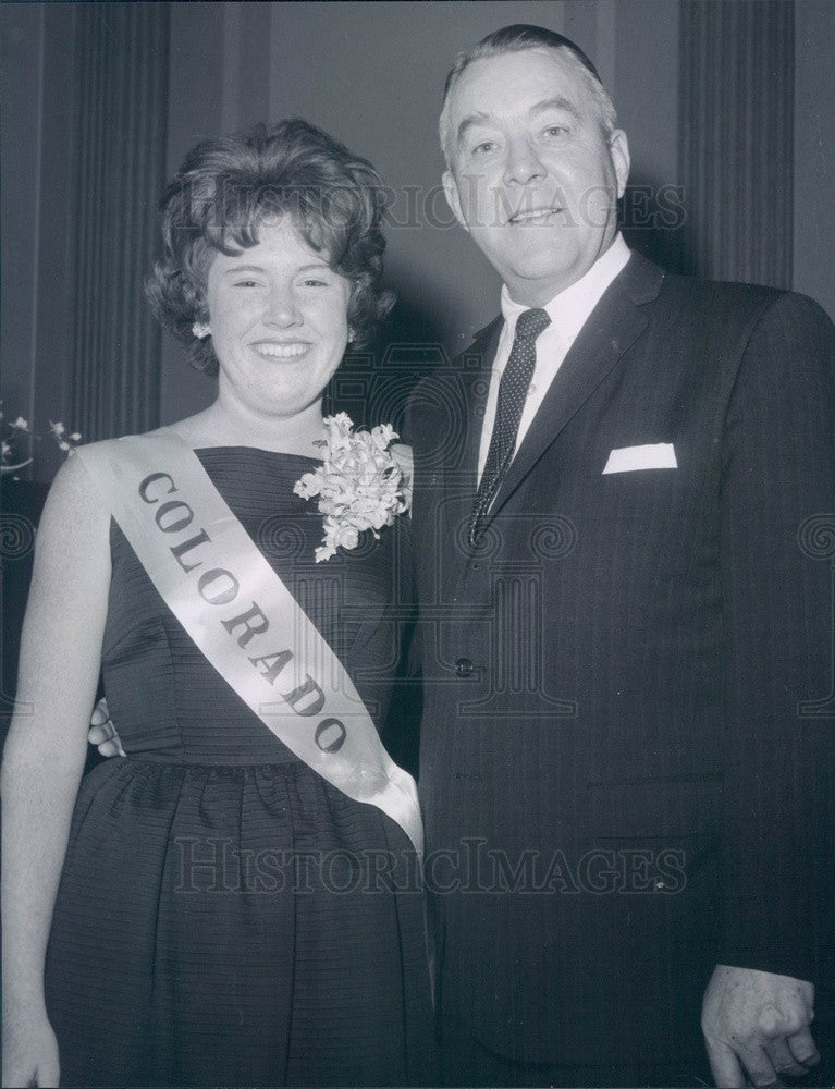 1962 Colorado Cherry Blossom Festival Queen Kathleen Knous Press Photo - Historic Images