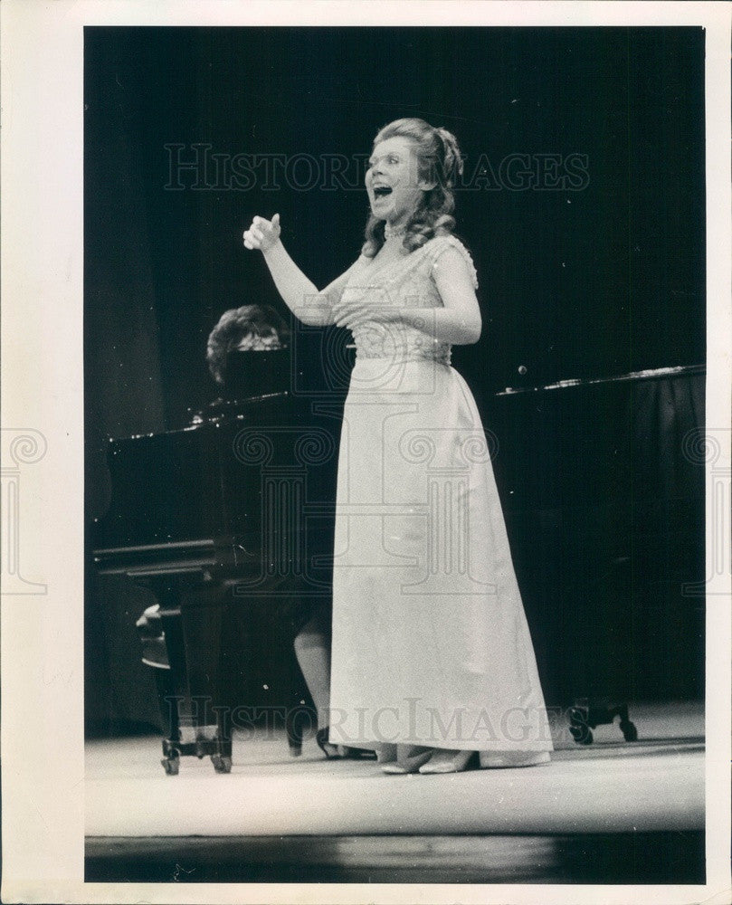 1970 Canadian Opera Singer Gabrielle Lavigne Press Photo - Historic Images