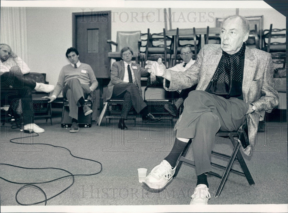 1986 Jazz Musician & Big Band Leader Woody Herman Press Photo - Historic Images